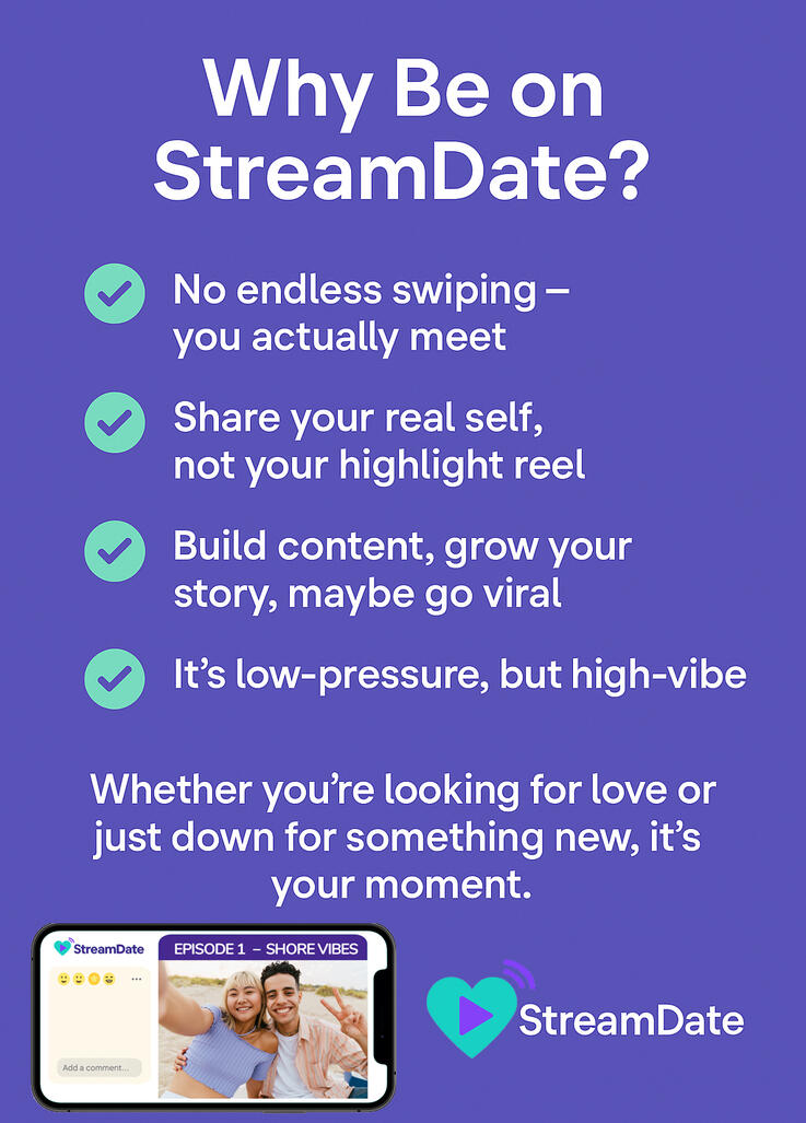 A New Kind of Dating Show — Starring You.